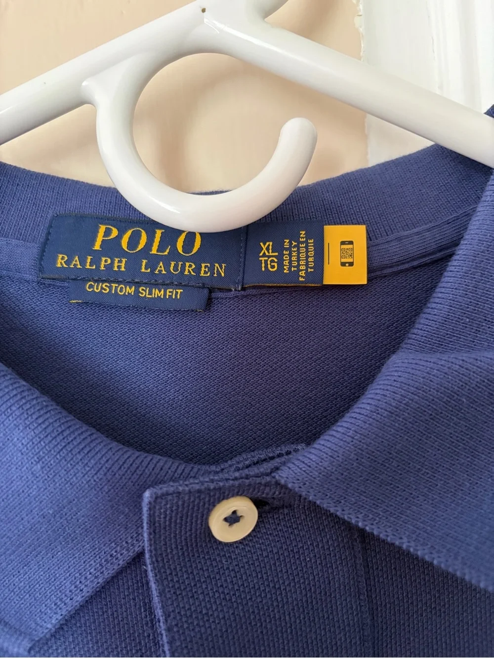 Ralph Lauren Men’s Navy Polo with Pink Pony
